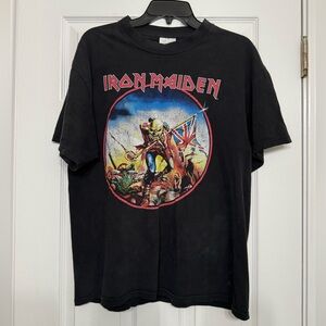 Vintage Y2K large Iron Maiden The Trooper M&O tag shirt 2002